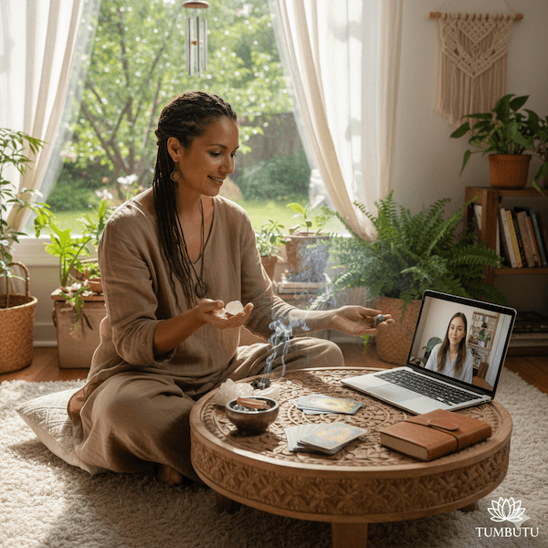 Coach working peacefully